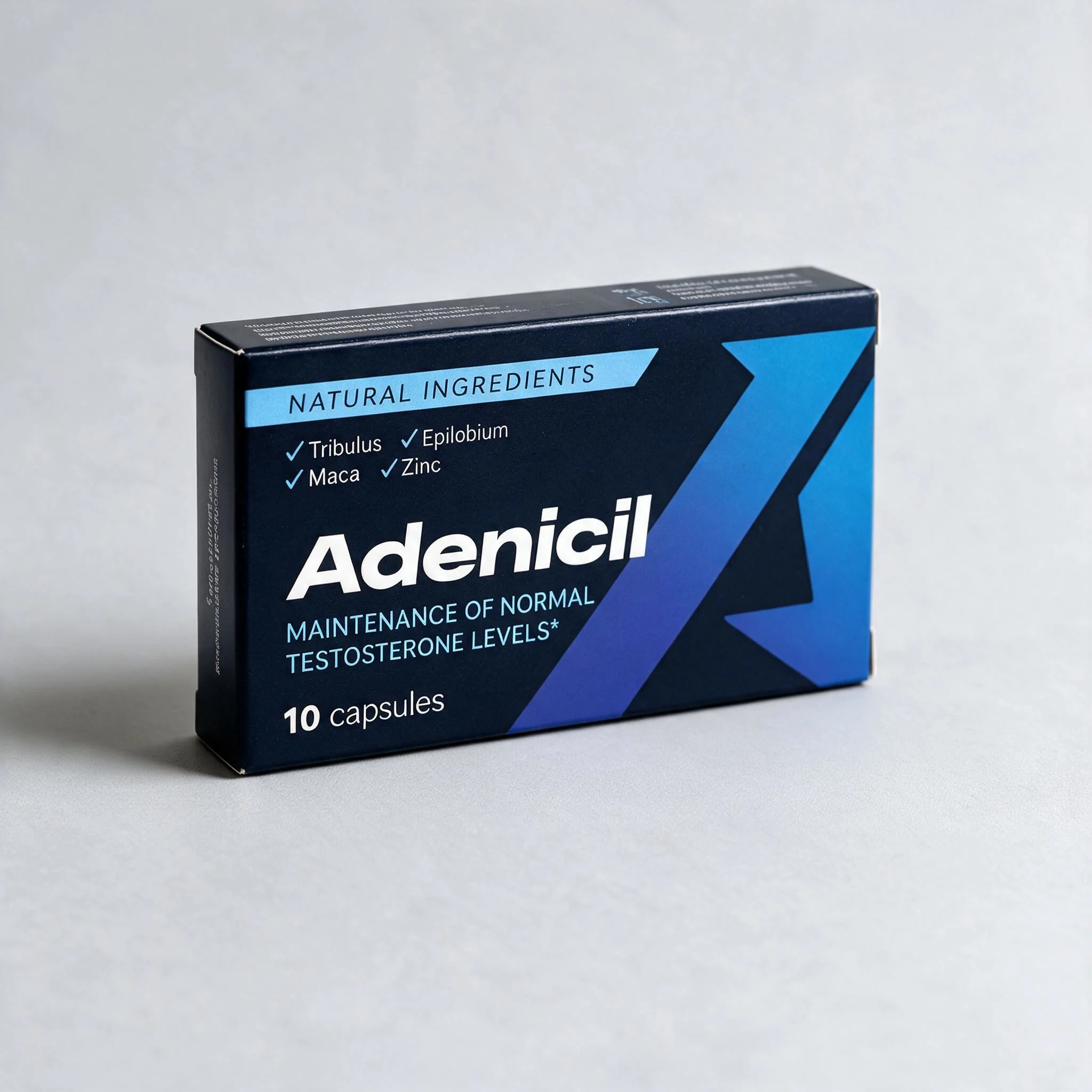 Envases de Adenicil Cápsulas con la composición botánica oficial
